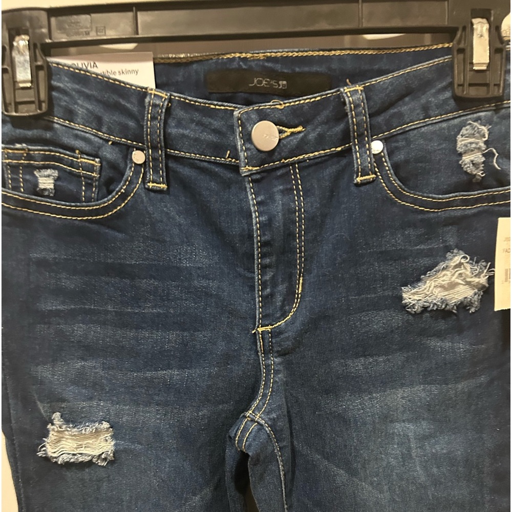 Joes Jeans “The Olivia” mid-rise convertible skinny jeans Sz 16 Nwtgs